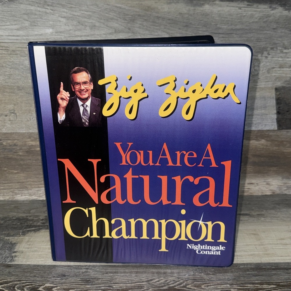 You're a Natural Champion by Zig Ziglar 6 Cassette Set Nightingale Conant